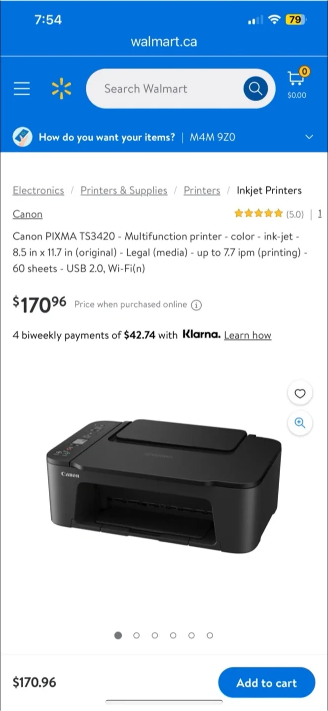 Moving Sale‼️ Canon PIXMA TS3420 Printer - Black image indicator(2)