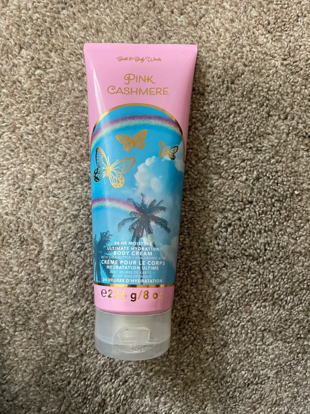 New Bath & Body Works Pink Cashmere Body Cream (8 oz) thumbnail