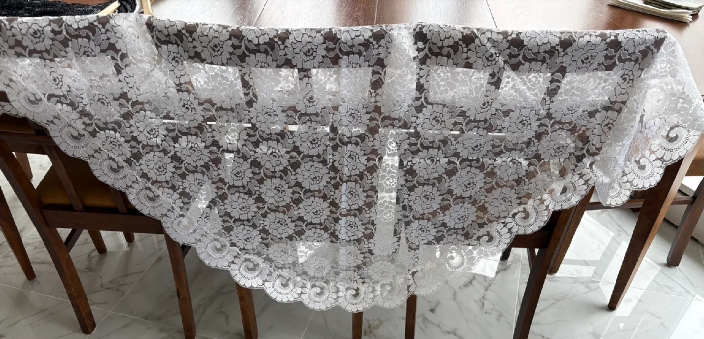Wedding Crisp White Lace Shall thumbnail