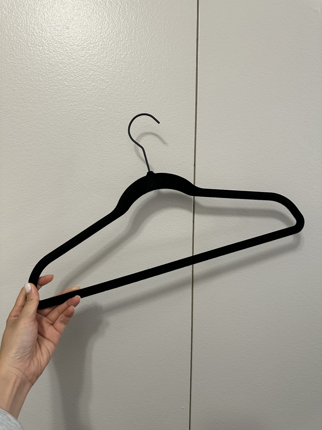 Black Velvet Clothes Hangers - quantity 77 - photo 2
