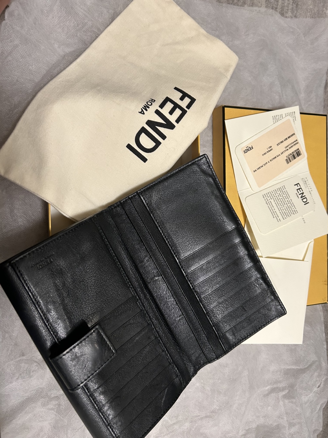 Fendi Roma Black Leather Wallet - photo 5