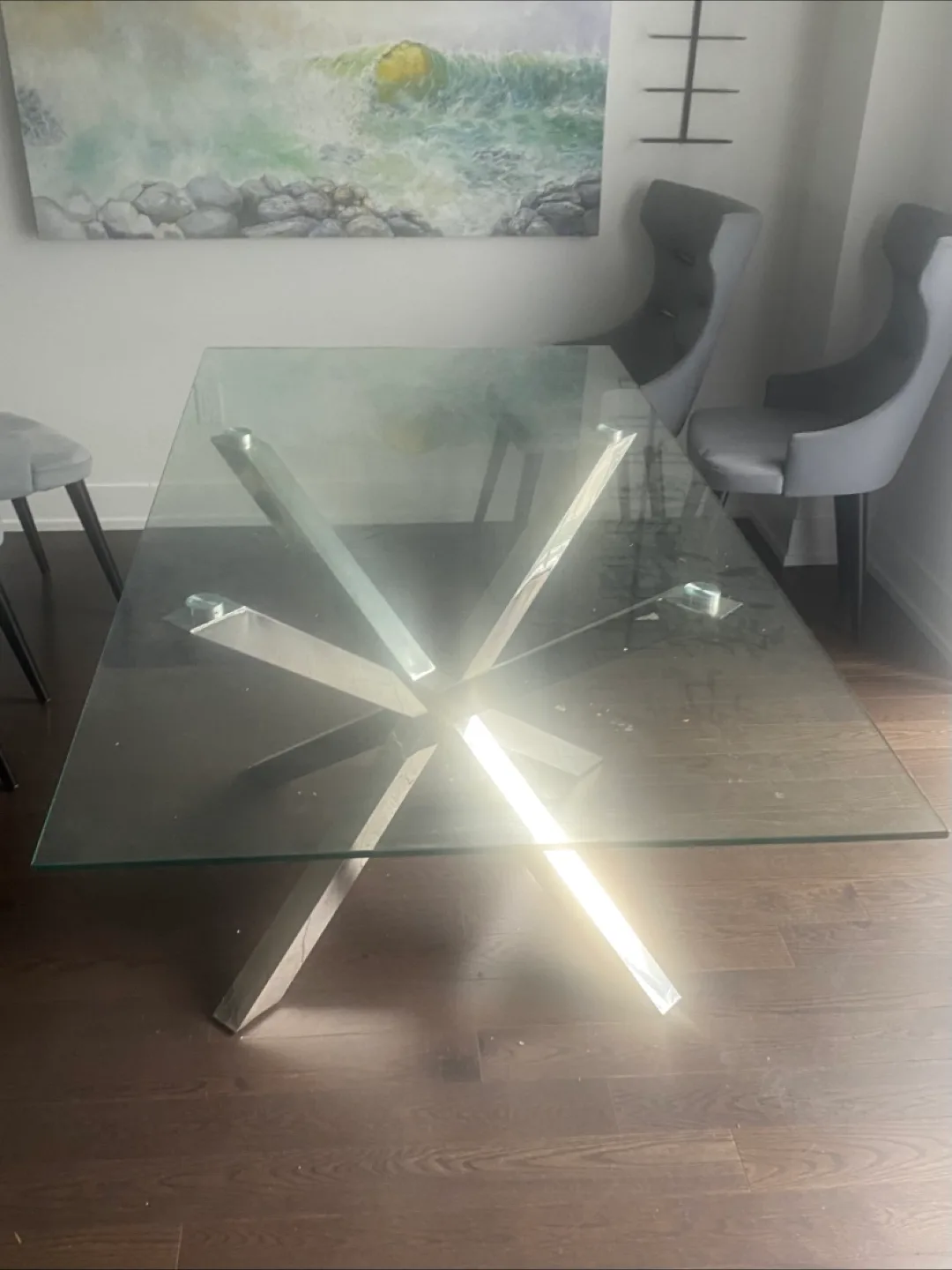 Glass Dining Table image indicator(2)