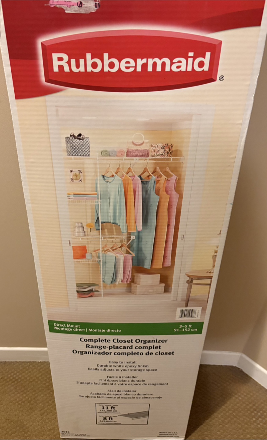 Rubbermaid Complete Closet Organizer (3-5 ft)