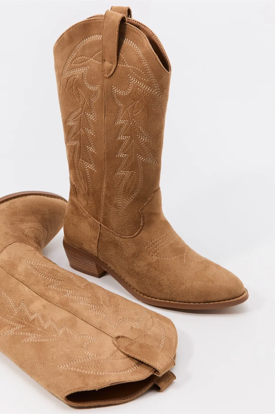 Tan Cowboy Boots, Size 9