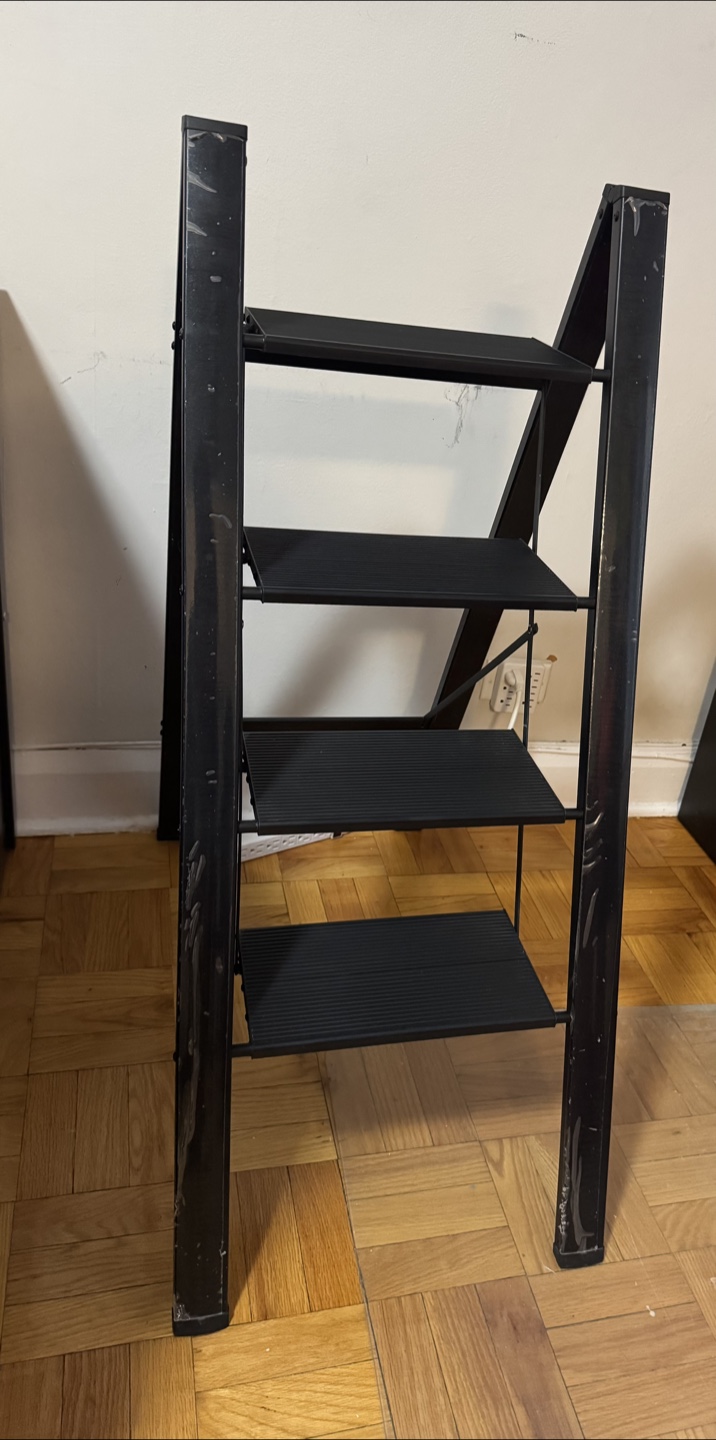 4 Step Ladder Folding Step Stool, Portable.