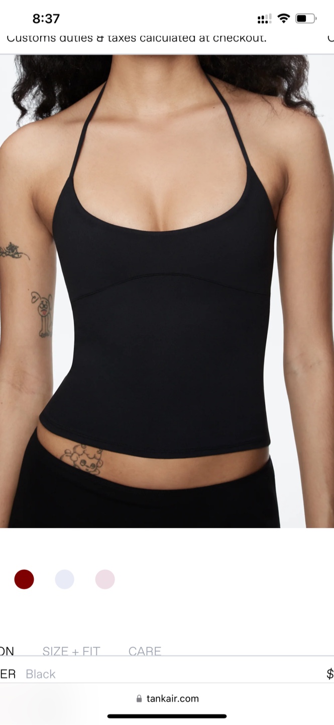 Tankair Black Spill Halter Top - photo 2