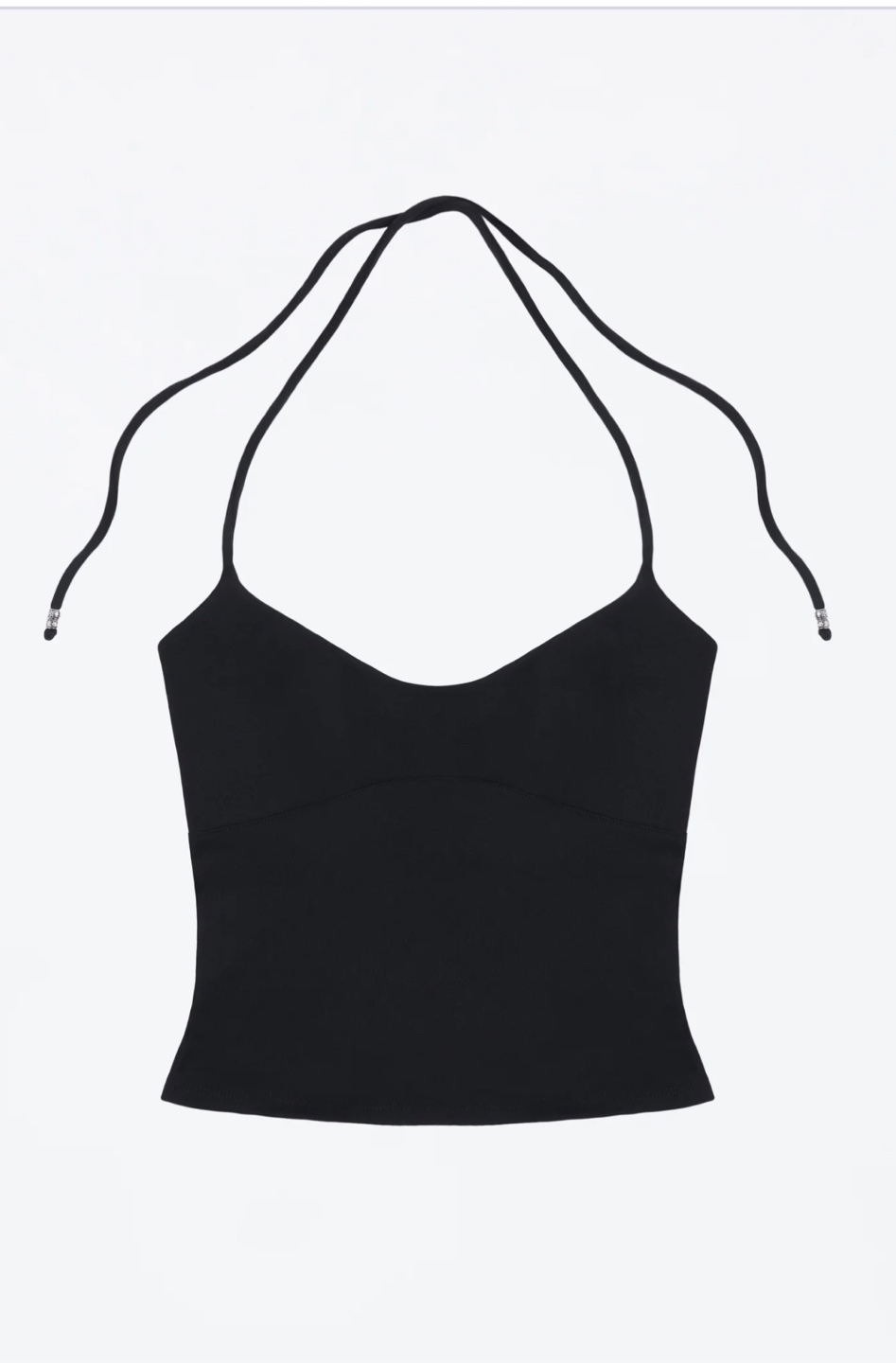 Tankair Black Spill Halter Top