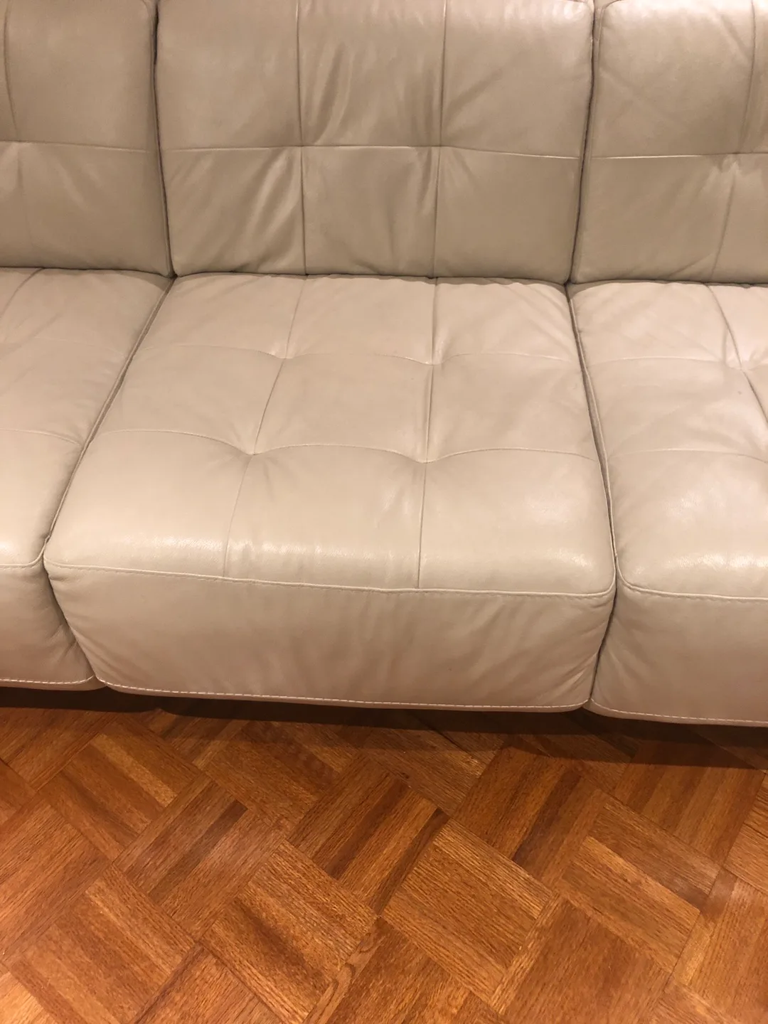 Leather Sofa - Cream Colour image indicator(4)