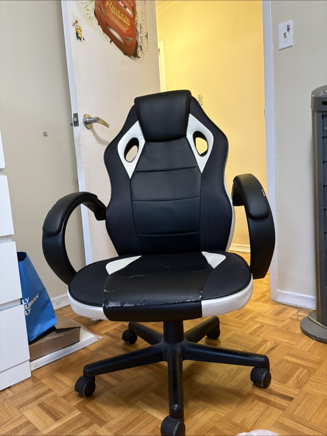 Black & White Gaming Chair