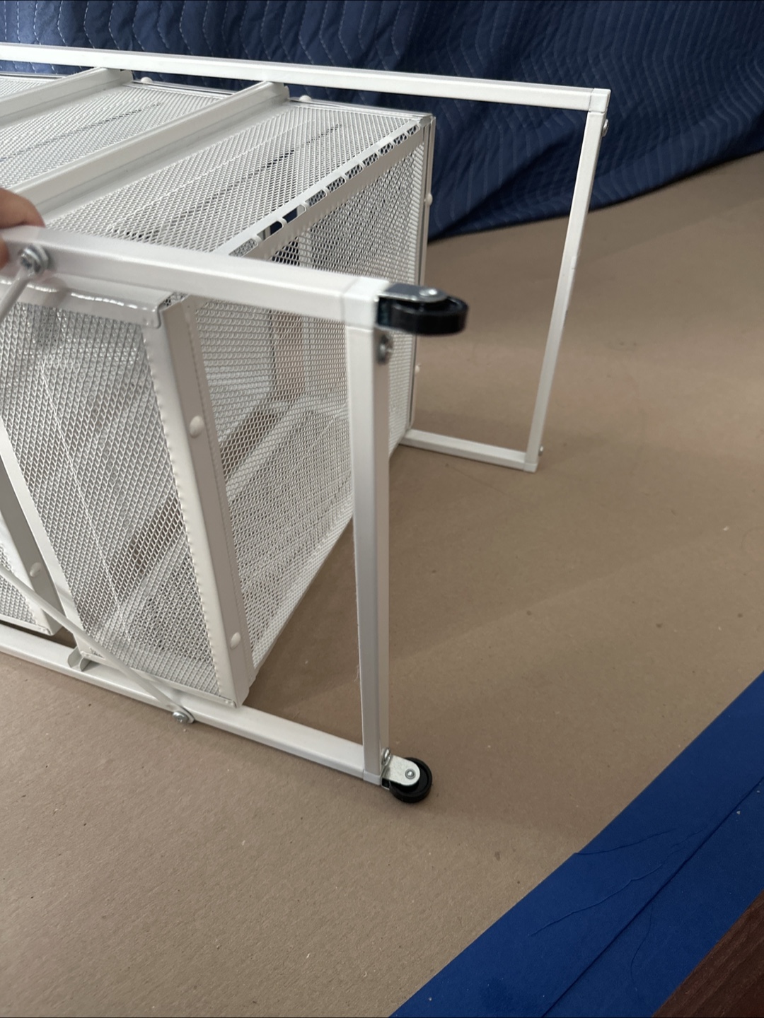 IKEA LENNART White Storage Unit on Casters - photo 2