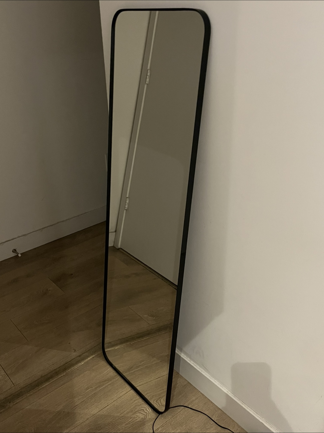 IKEA LINDBYN Mirror, black, 40x130 cm (15 3/4x51 1/8 ")