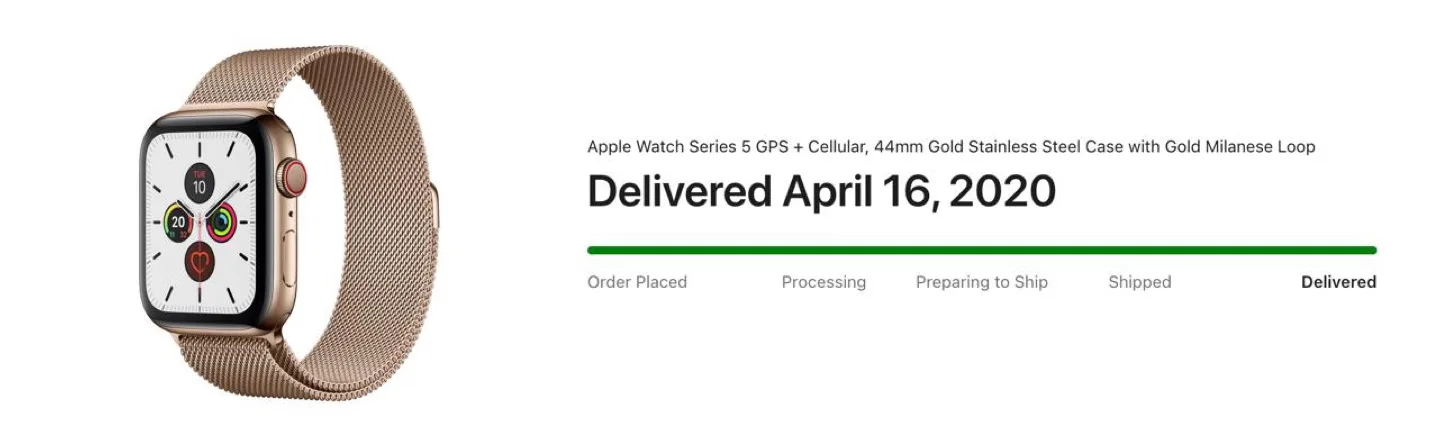 Apple Watch Series 5 44mm Gold thumbnail