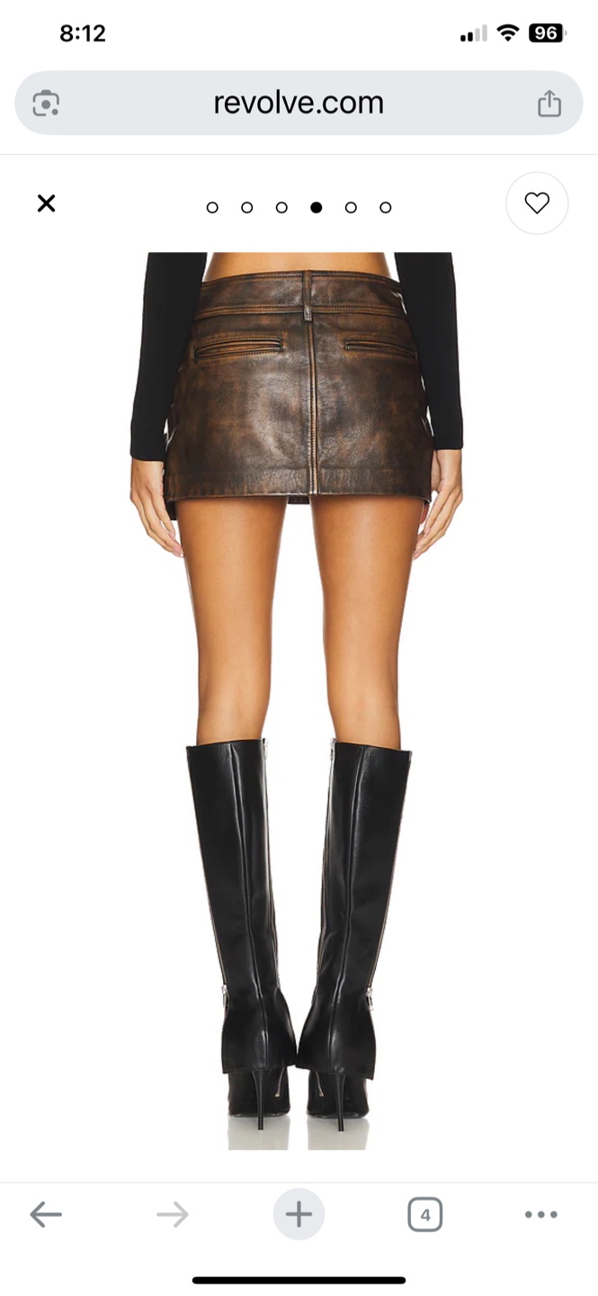 Camila  Coelho mini skirt size  small brown color - photo 2