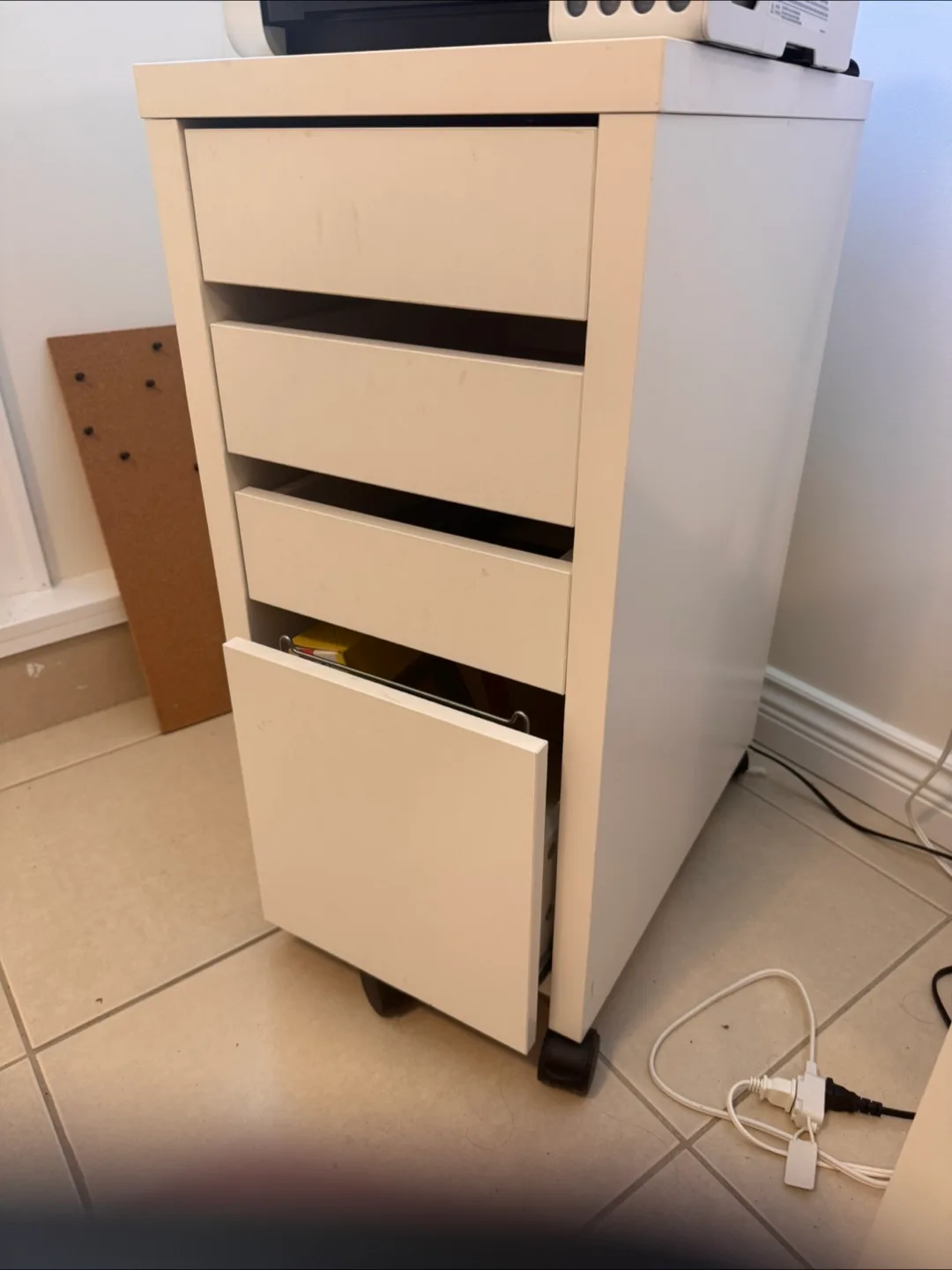 IKEA Alex White Drawer Unit thumbnail