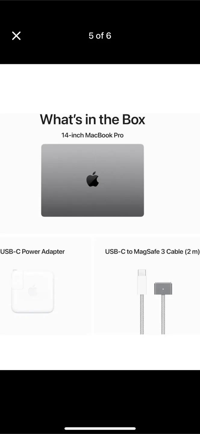 New Apple 2023 MacBook Pro M3 Chip, 14.2-inch, Space Gray image indicator(2)