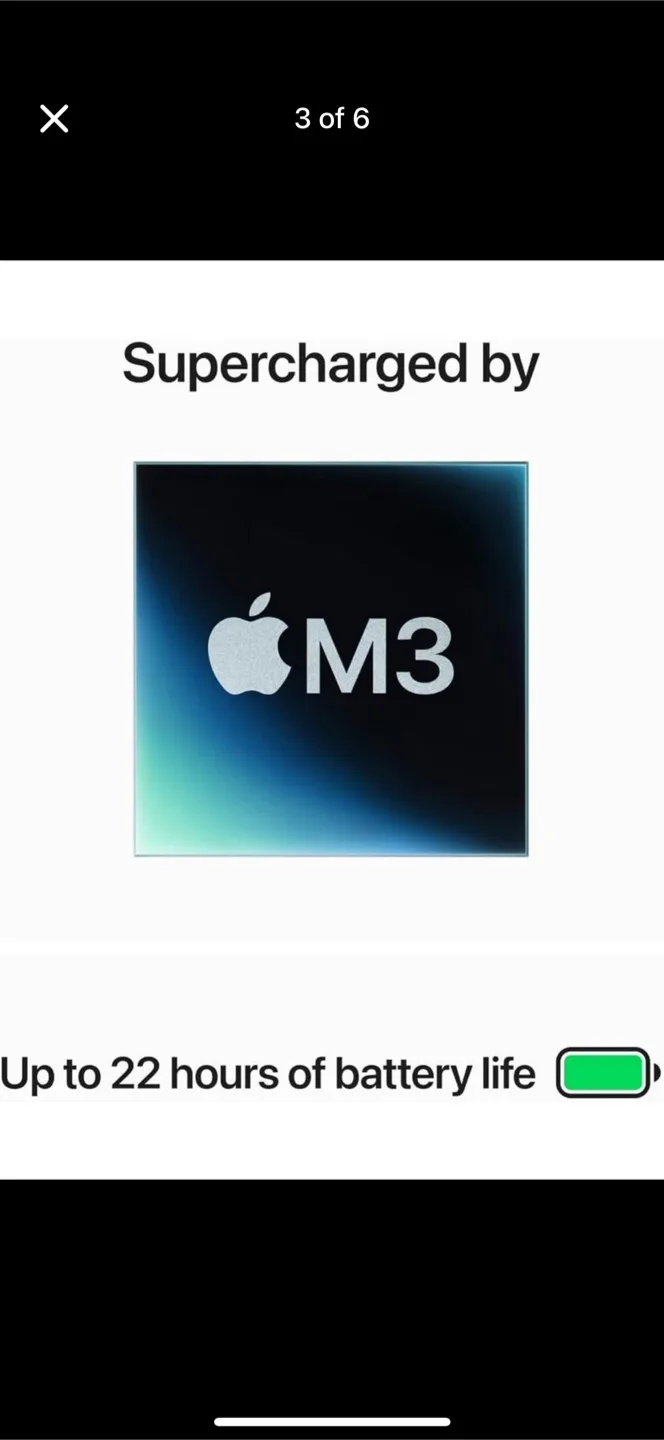 New Apple 2023 MacBook Pro M3 Chip, 14.2-inch, Space Gray image indicator(4)