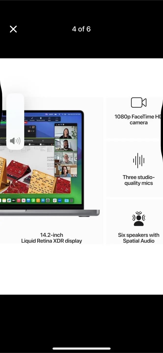 New Apple 2023 MacBook Pro M3 Chip, 14.2-inch, Space Gray image indicator(3)