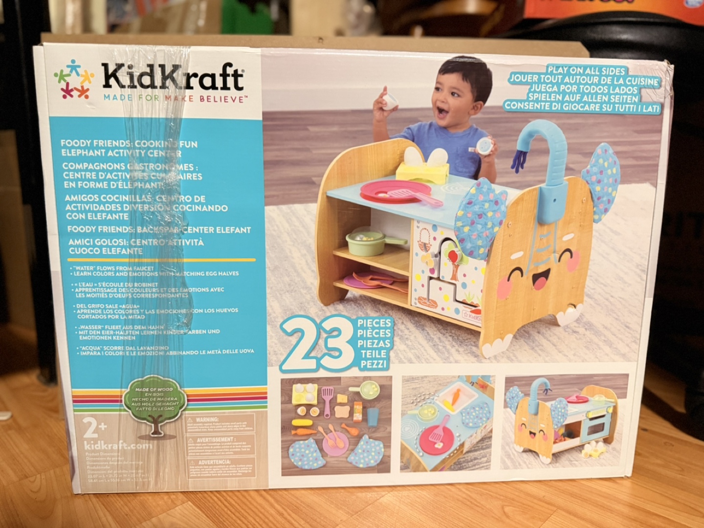 KidKraft Foody Friends Cooking Fun Elephant Activity Center