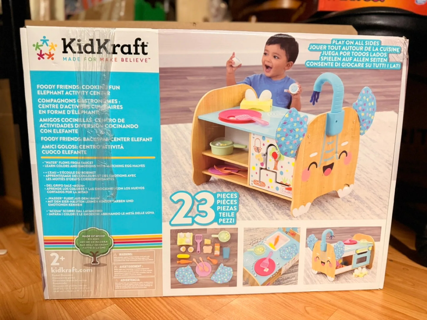 KidKraft Foody Friends Cooking Fun Elephant Activity Center thumbnail