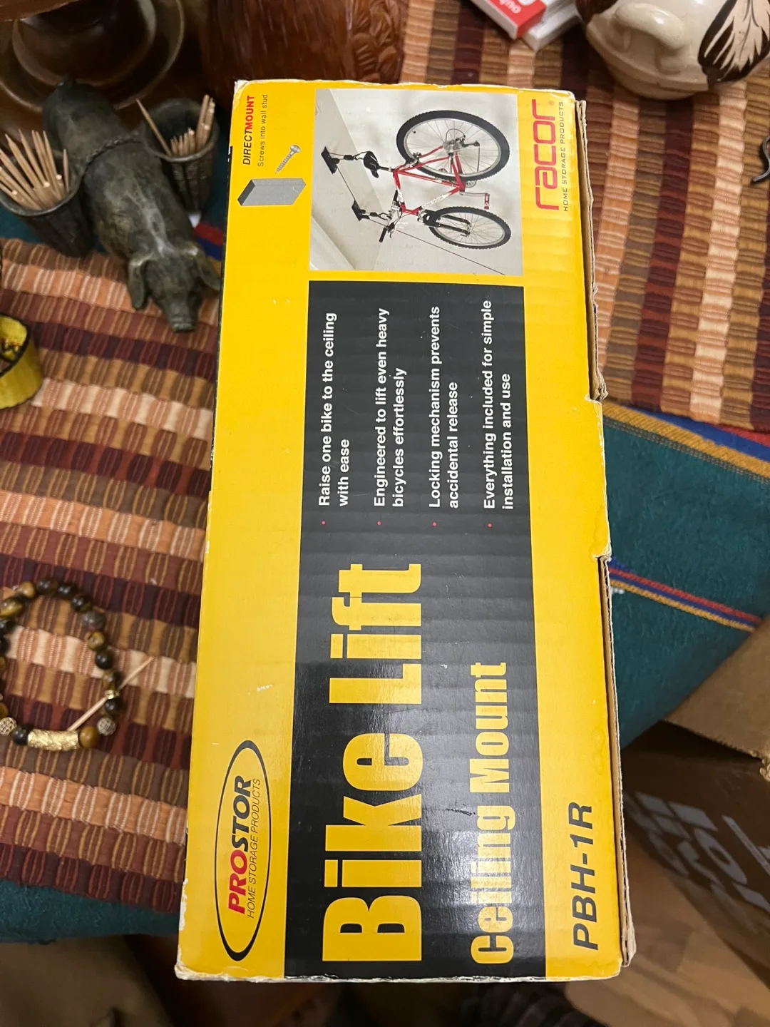 Bike Lift Ceiling Mount - Black image indicator(3)