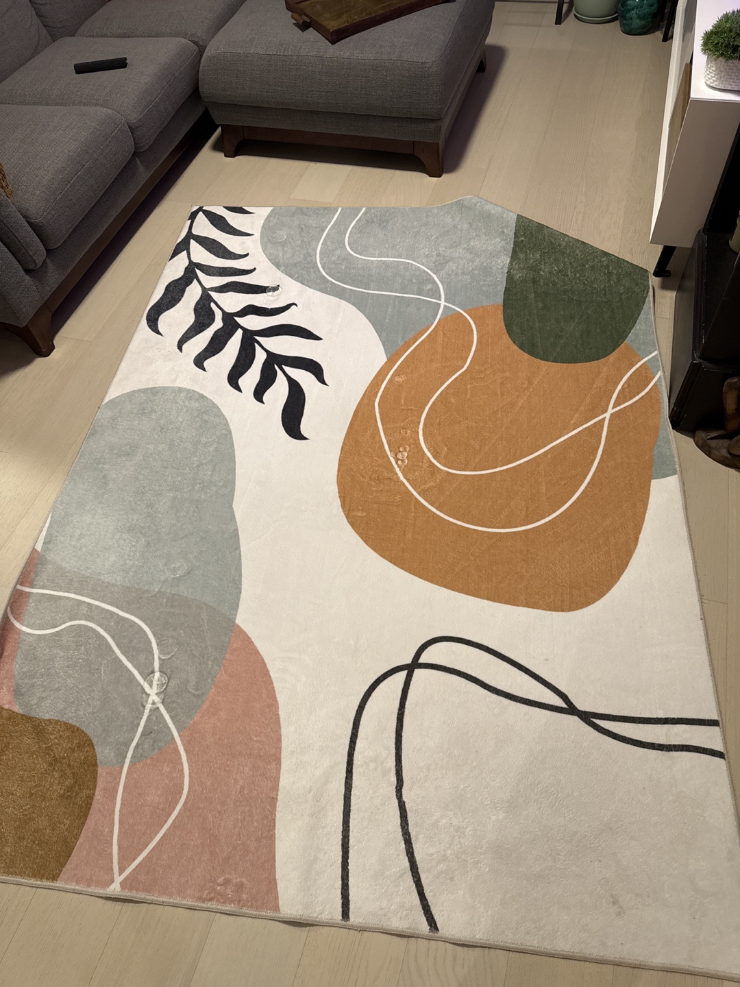 Abstract Pattern Area Rug