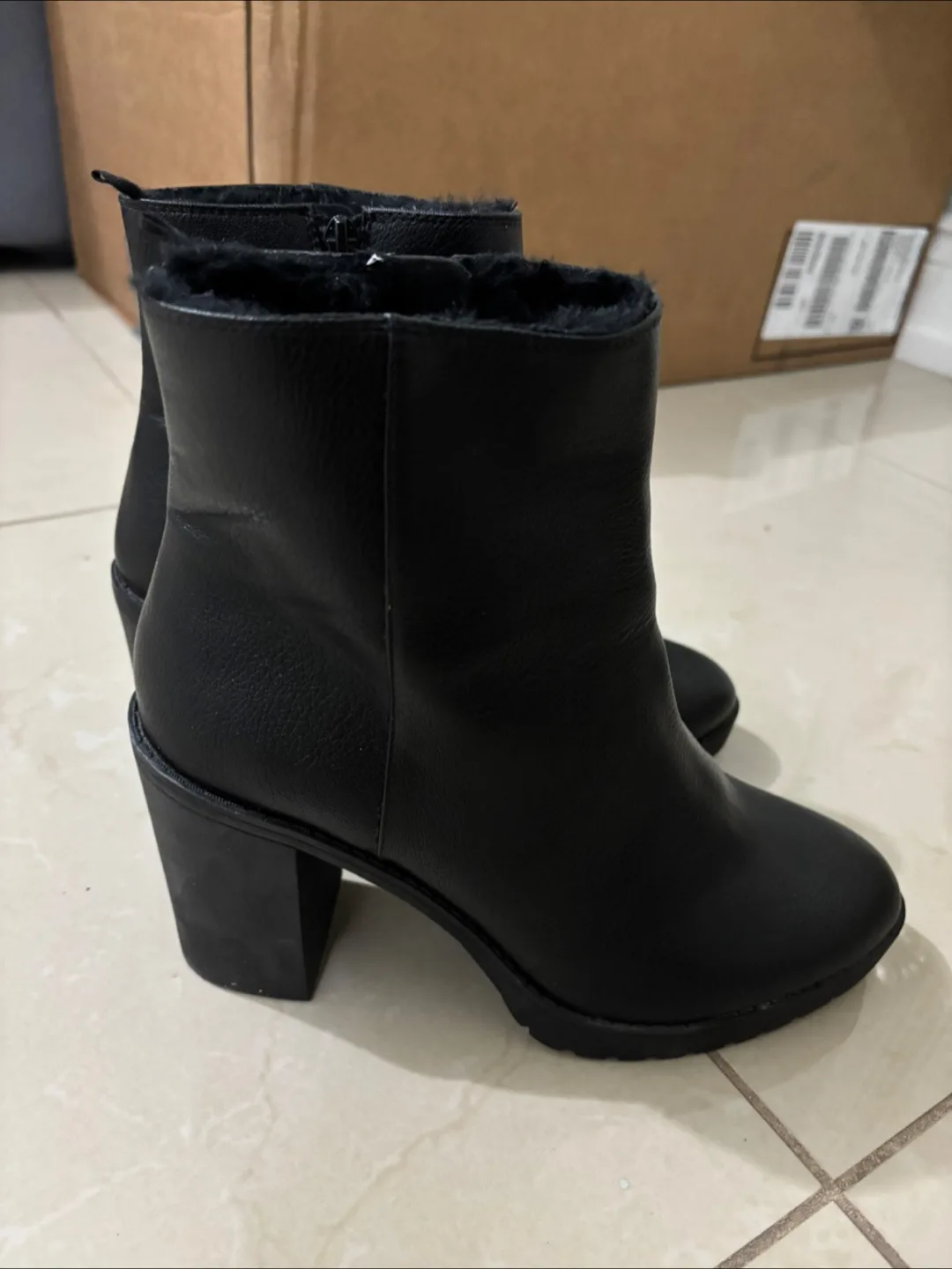 Black Ankle Boots - Size 8 thumbnail