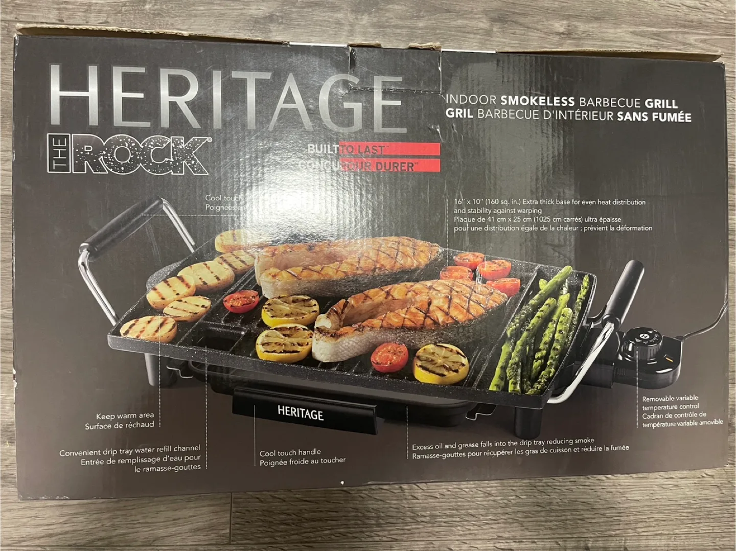 The Rock Heritage Indoor Smokeless BBQ Grill image indicator(2)