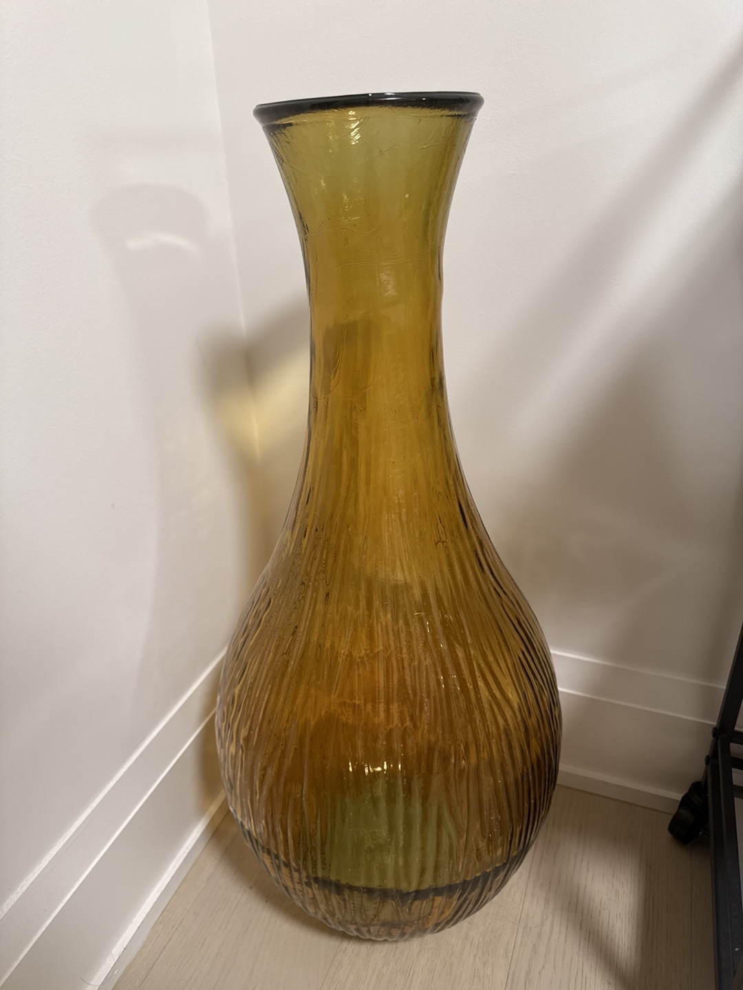 Brown Glass Vase