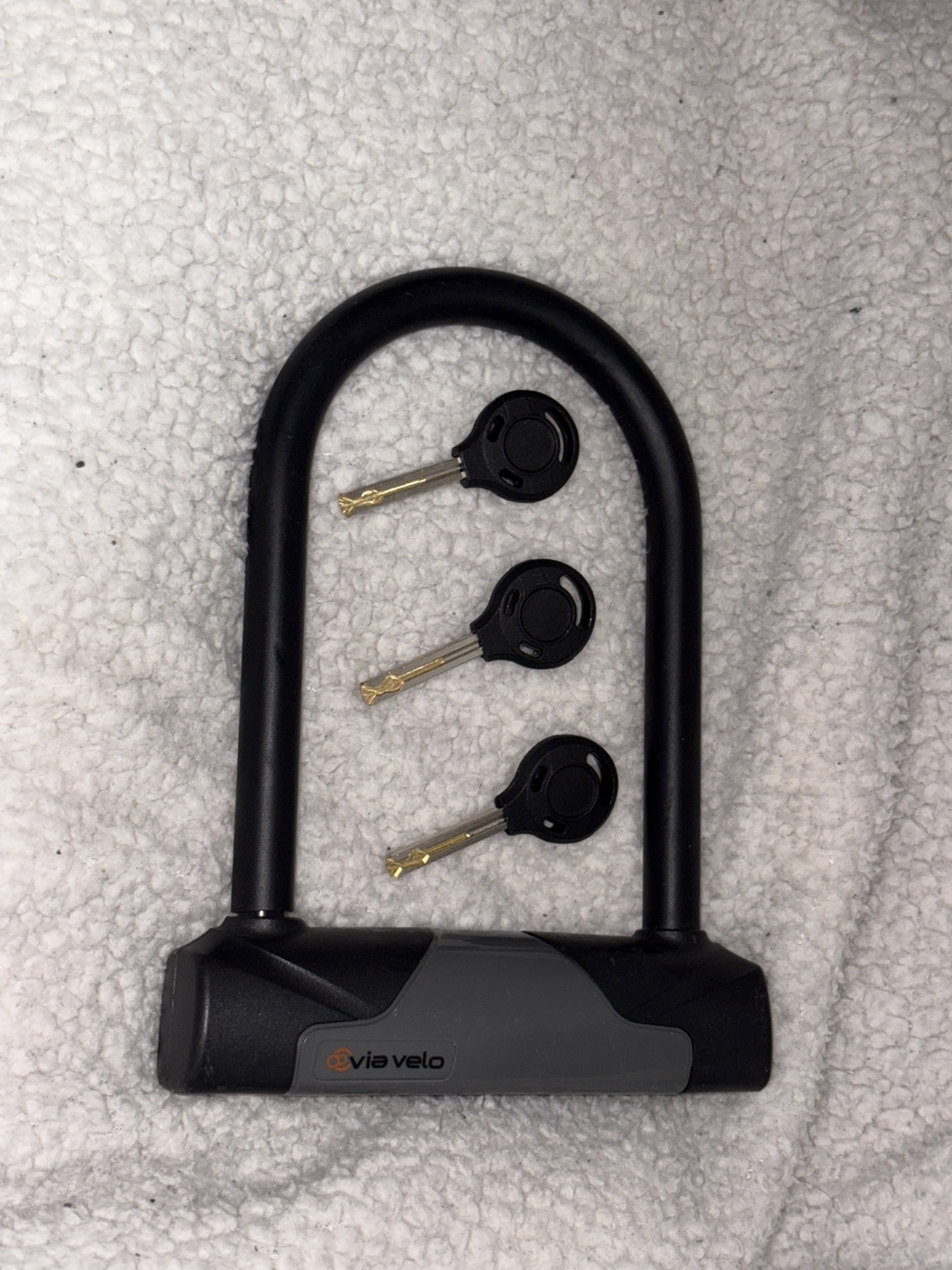 Via Velo Bike U-Lock with 3 Keys HARD METAL - photo 3