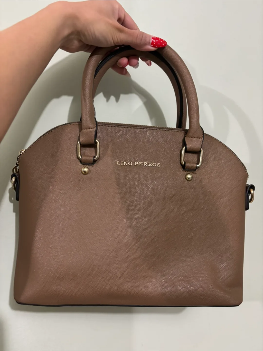 Lino Perros Brown Dome Satchel thumbnail