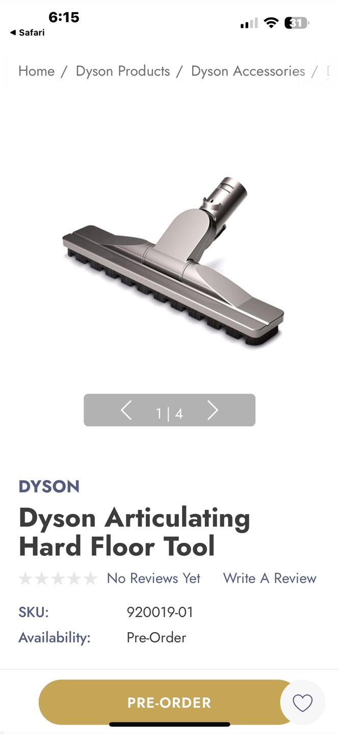 Dyson Articulating Hard Floor Tool - New in Box - photo 5