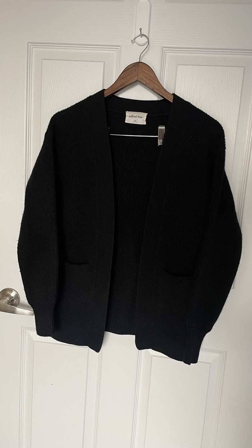Wilfred Free Black Cardigan - Size 2XS