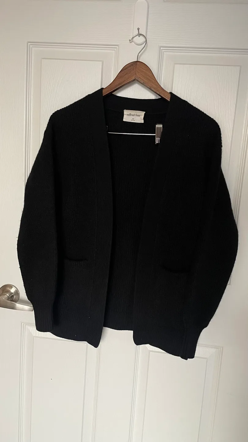 Wilfred Free Black Cardigan - Size 2XS thumbnail