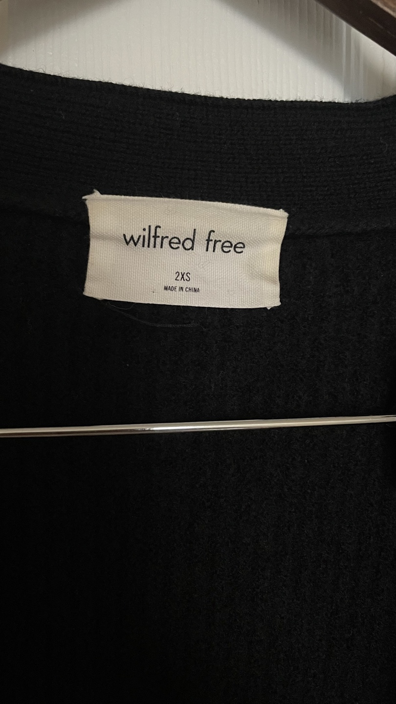 Wilfred Free Black Cardigan - Size 2XS - photo 2