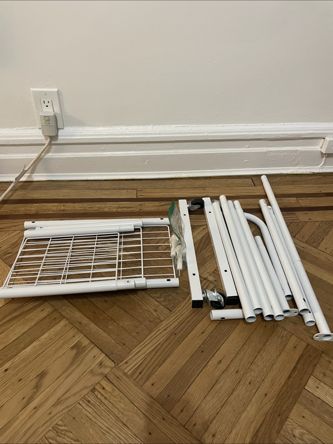 White Clothes Rack - photo 3