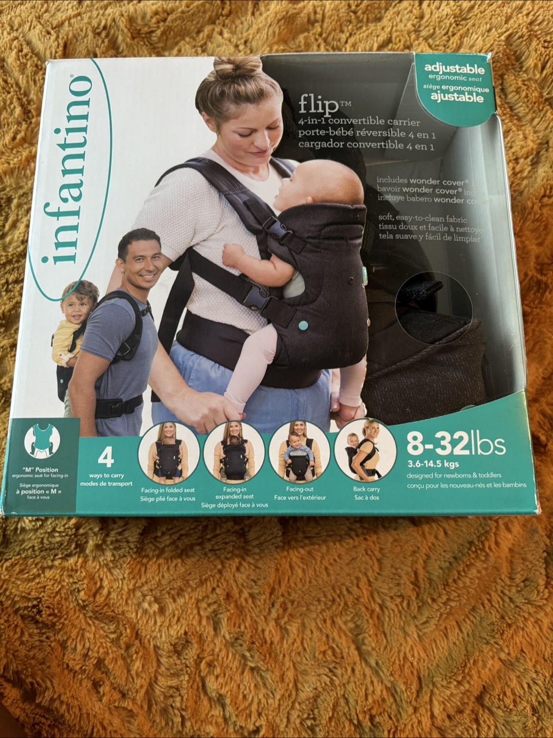 Infantino Flip 4-in-1 Convertible Carrier -  New! - photo 4