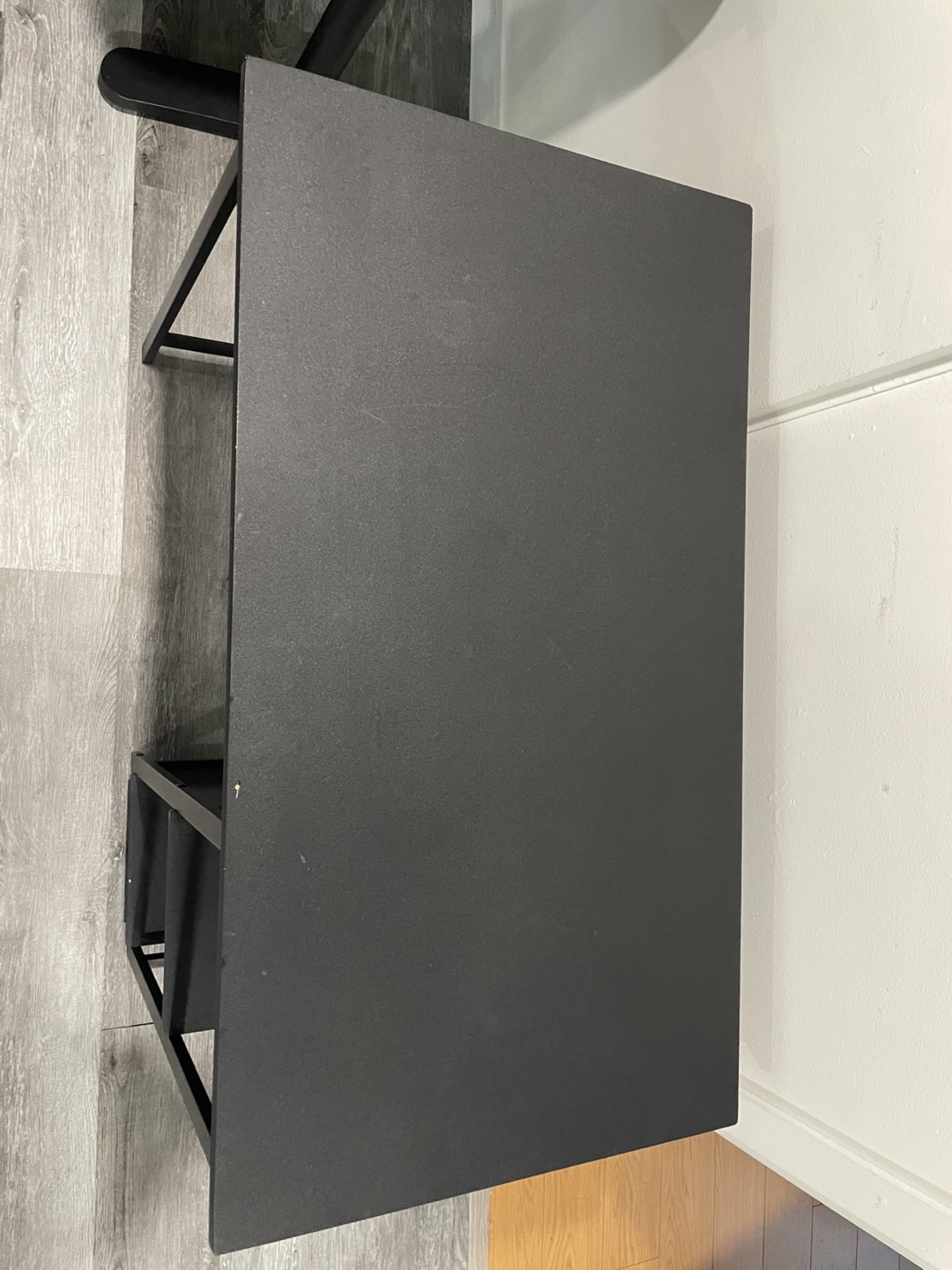Black Desk with Shelves - photo 3