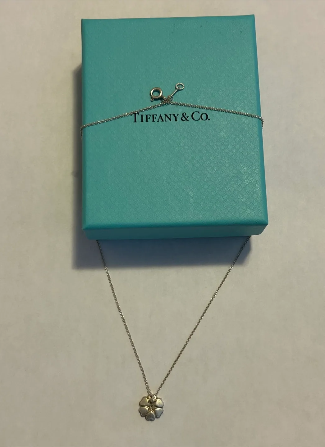 Tiffany & Co. Silver Flower Pendant Necklace image indicator(5)
