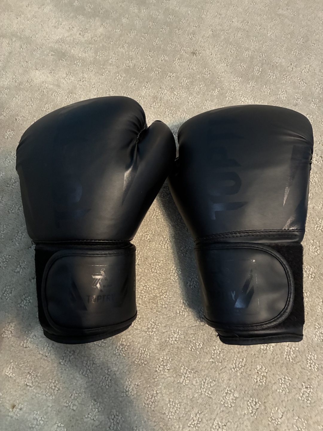 Toptry Black Boxing Gloves