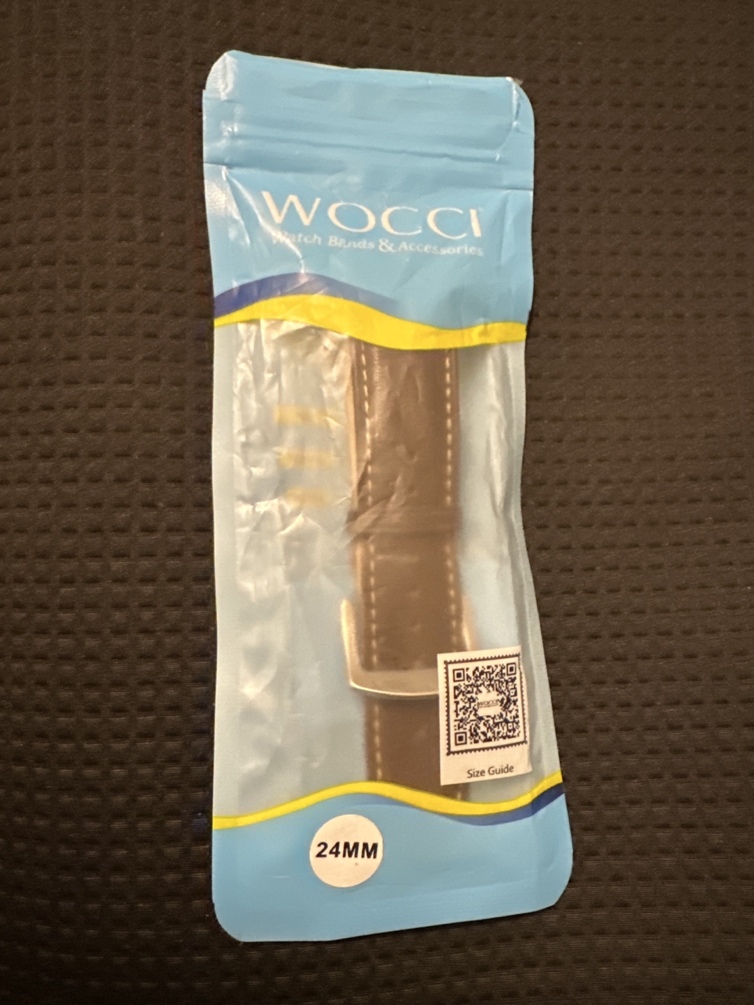 Wocci 24mm Brown Leather Watch Band - New - photo 5