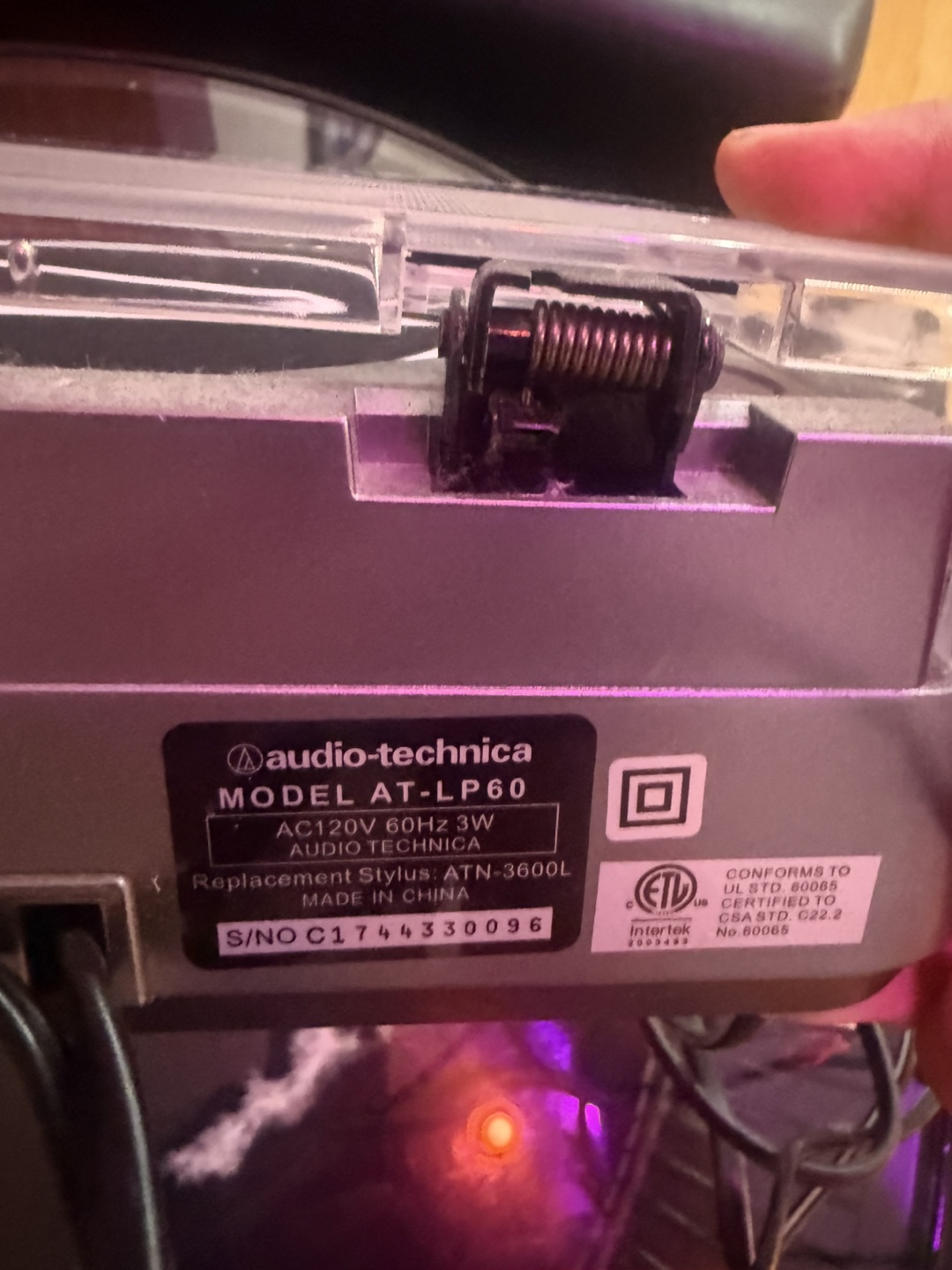 Audio-Technica AT-LP60 Stereo Turntable - photo 5