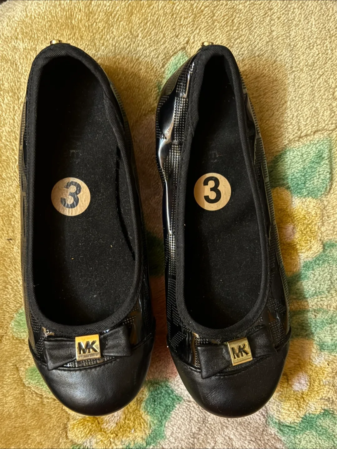Michael Kors Black Flats - Size 3 thumbnail