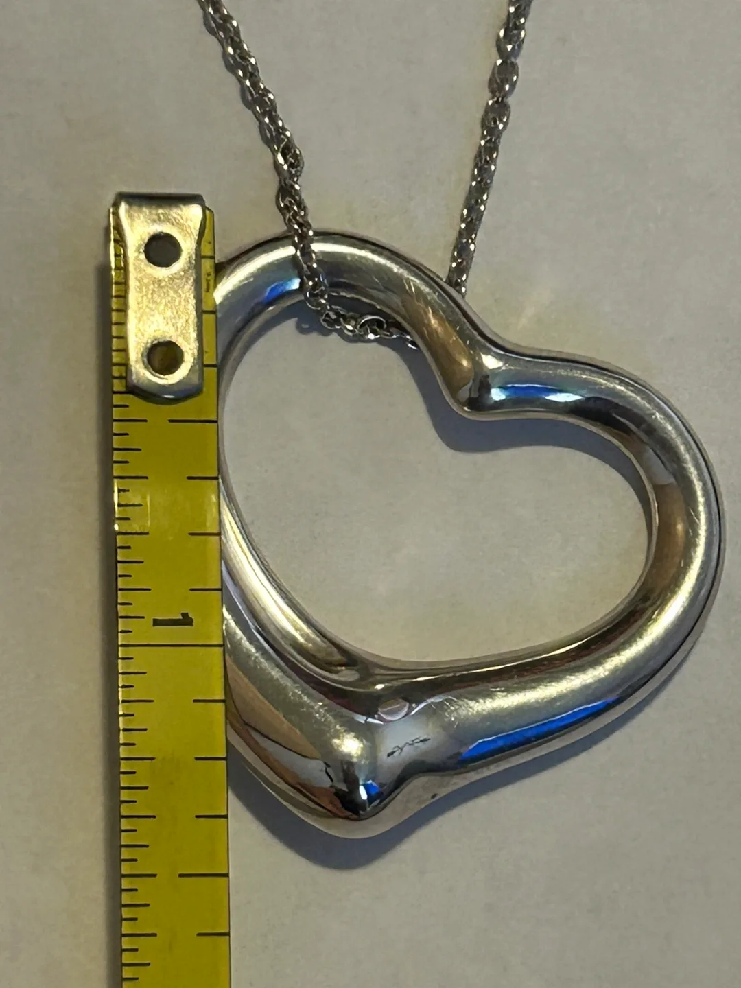 Tiffany & Co. Open Heart Pendant Necklace image indicator(5)