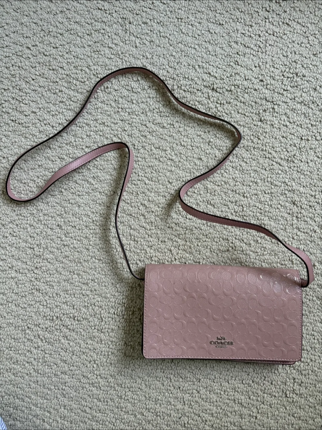 Coach Crossbody Wallet - Light Pink thumbnail