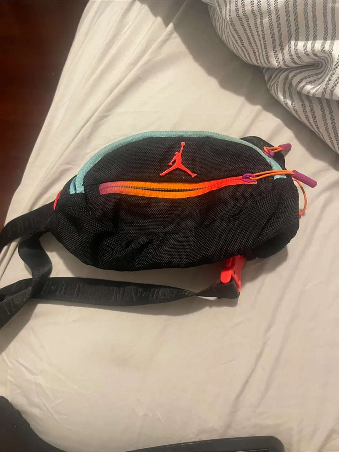 Jordan Black/Multi Color Fanny Pack thumbnail