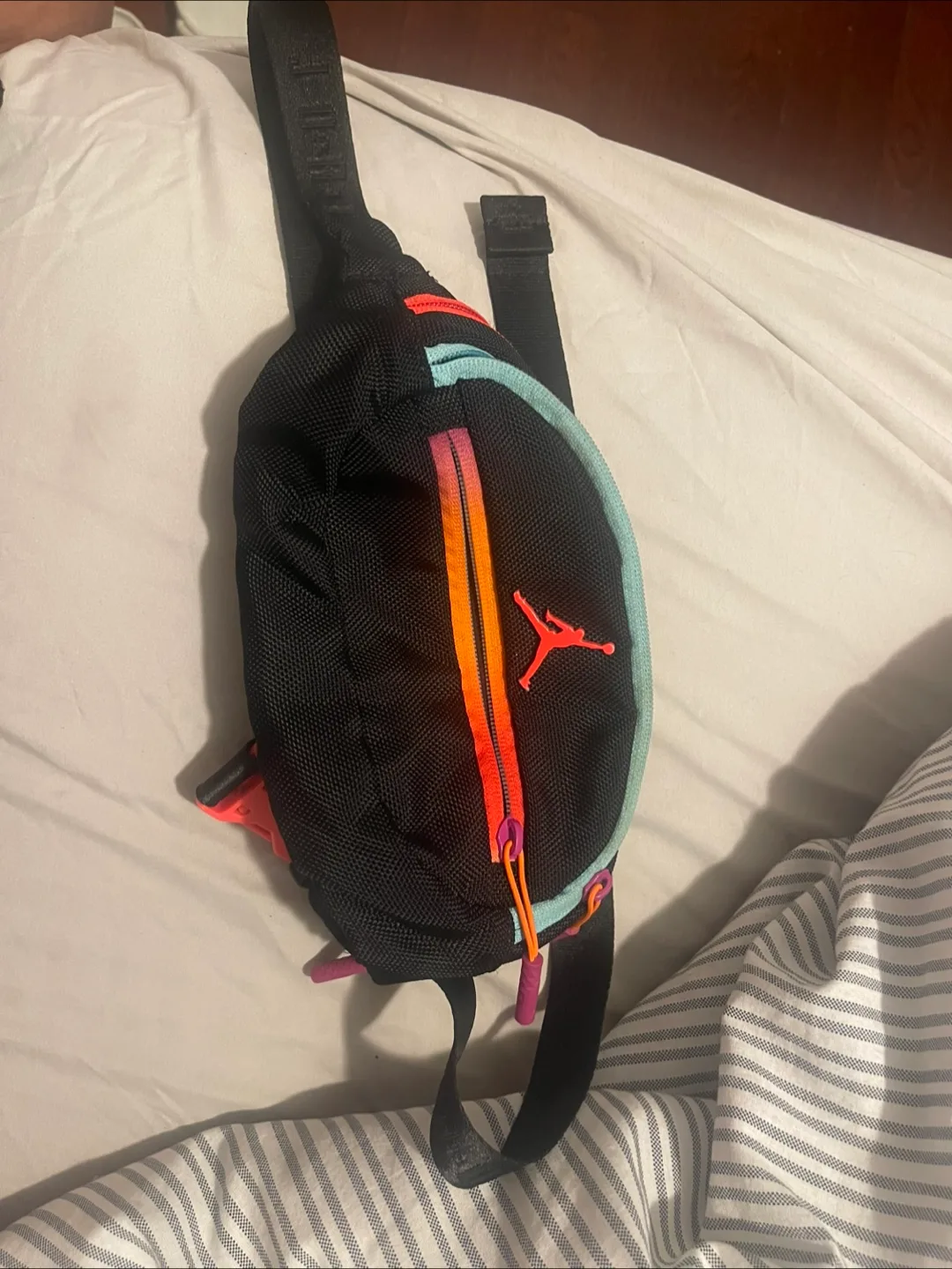 Jordan Black/Multi Color Fanny Pack image indicator(2)