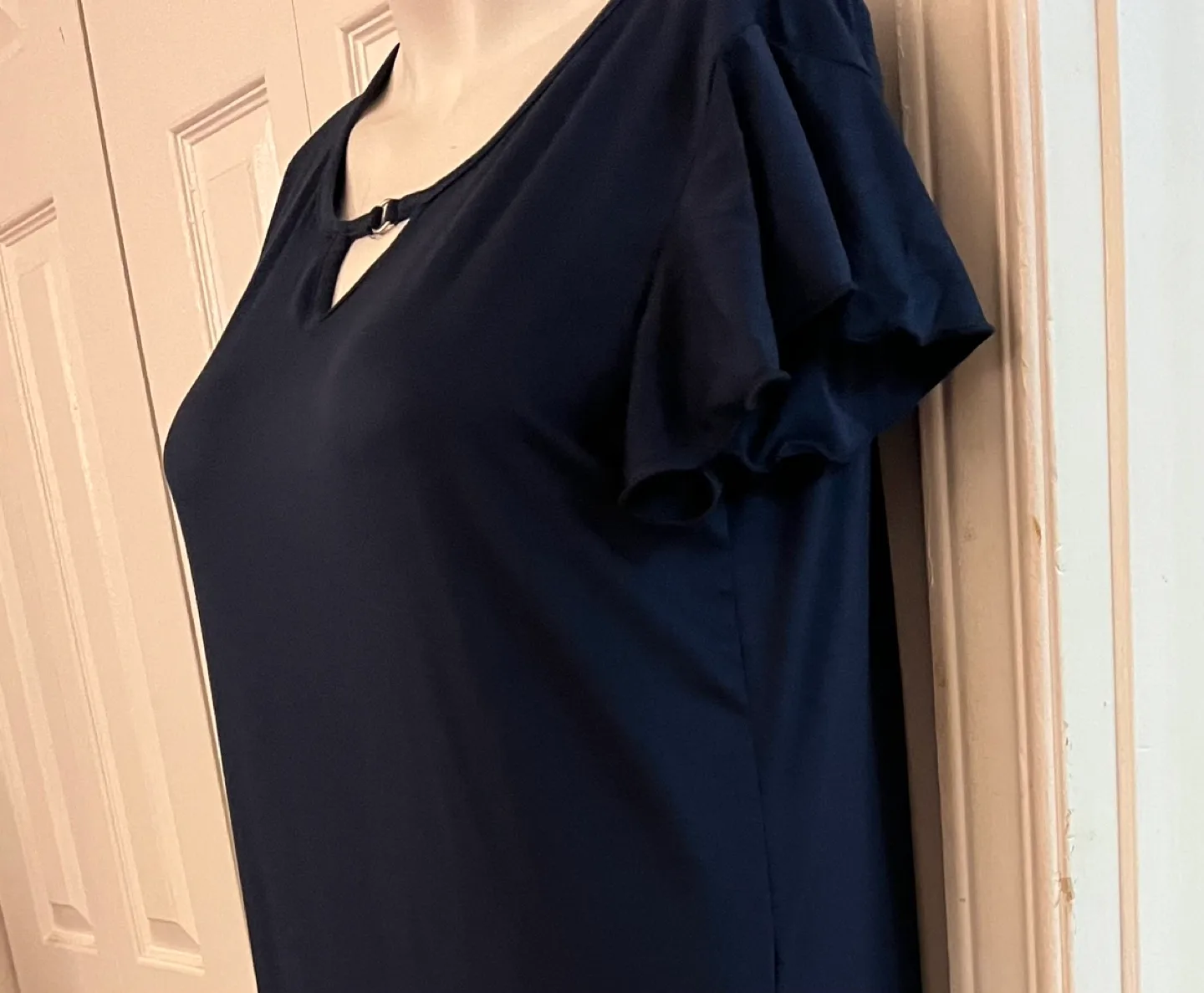 MISFAY Navy Blue Maxi Dress Size S image indicator(5)