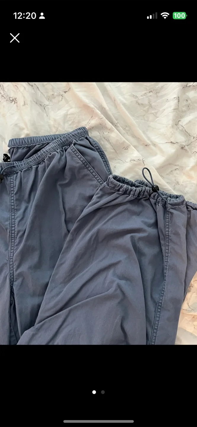 H&m Blue Jogger Pants thumbnail