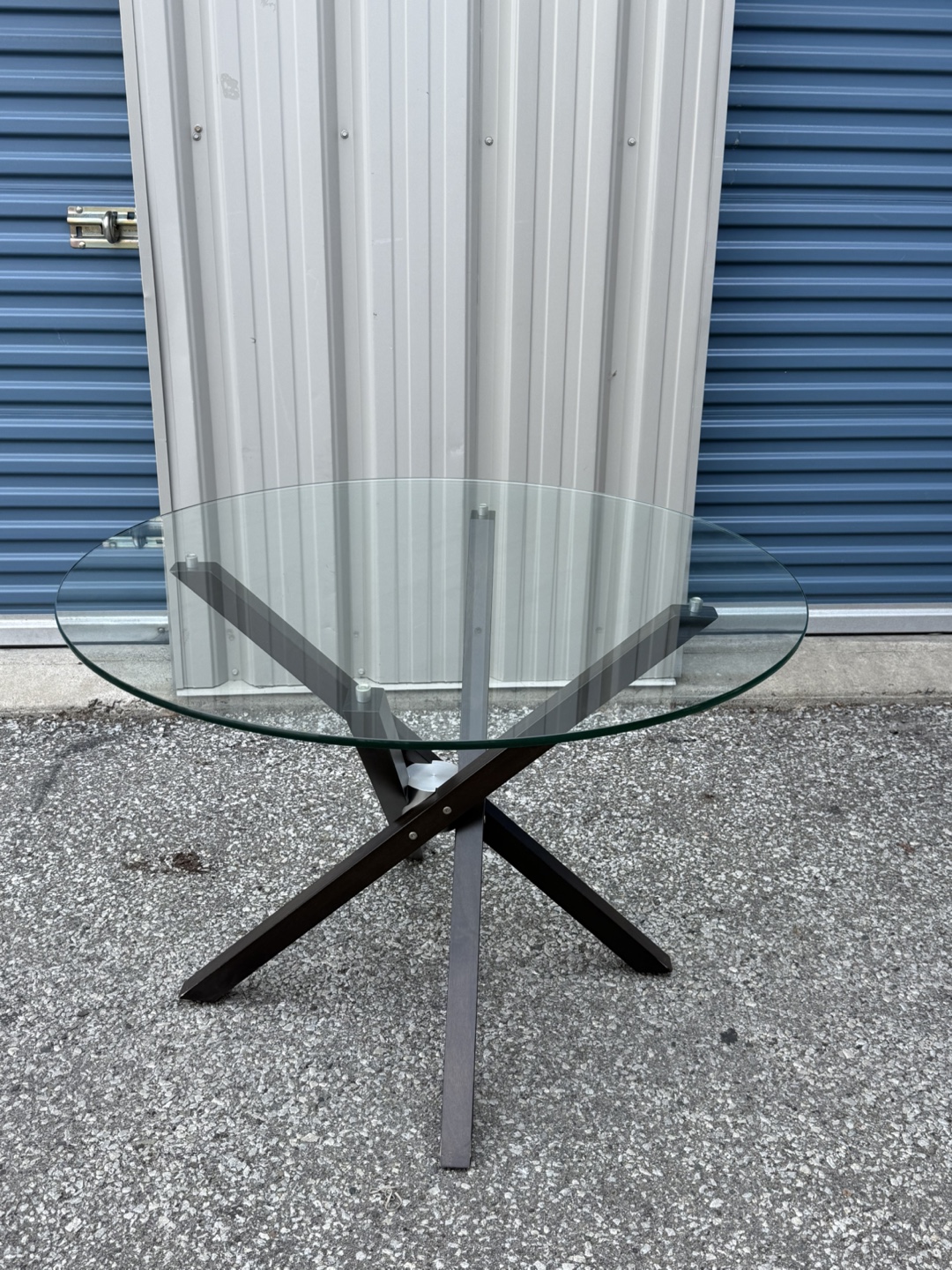 Round Glass Dining Table