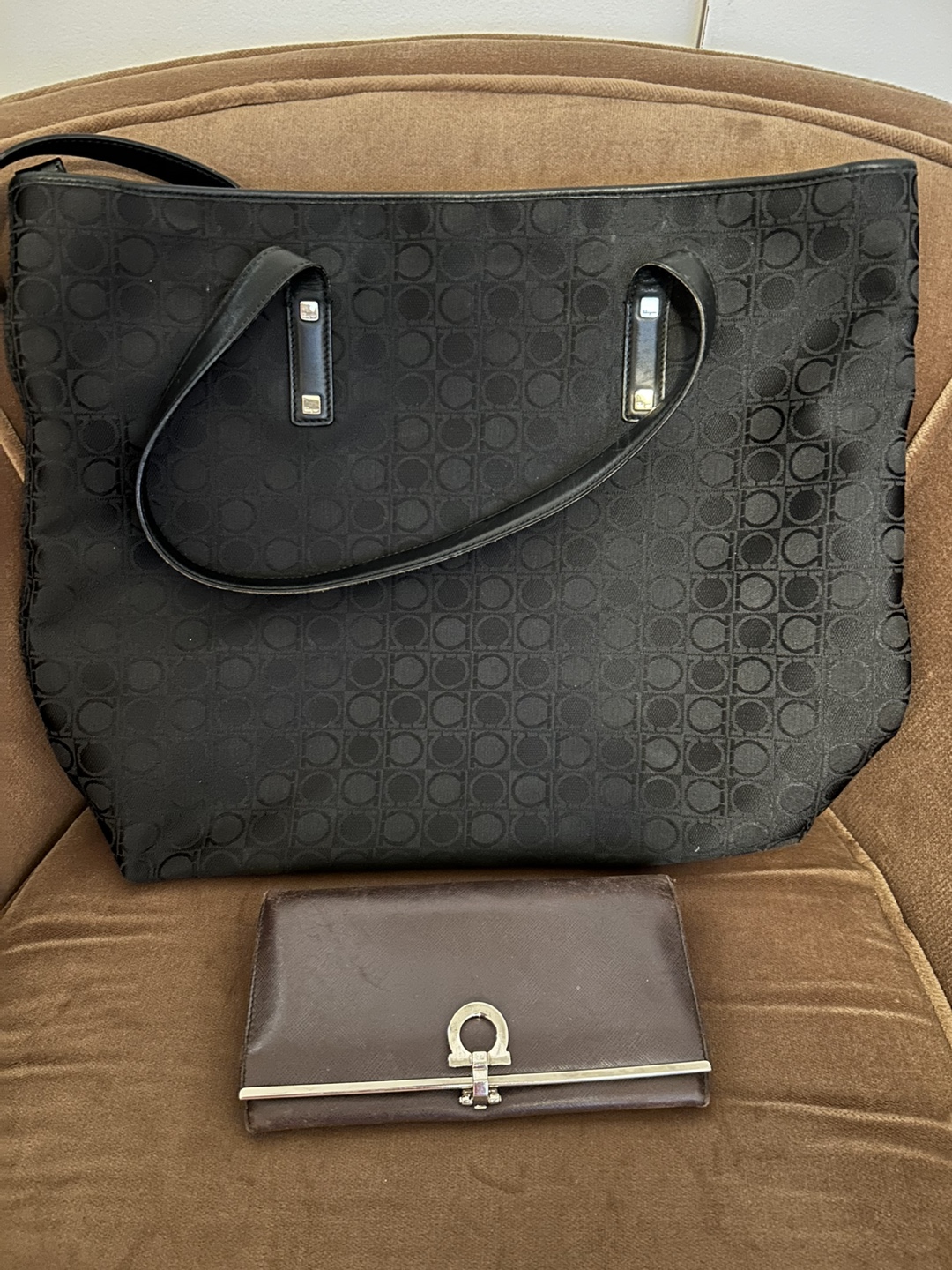 Salvatore Ferragamo Tote Bag & Wallet
